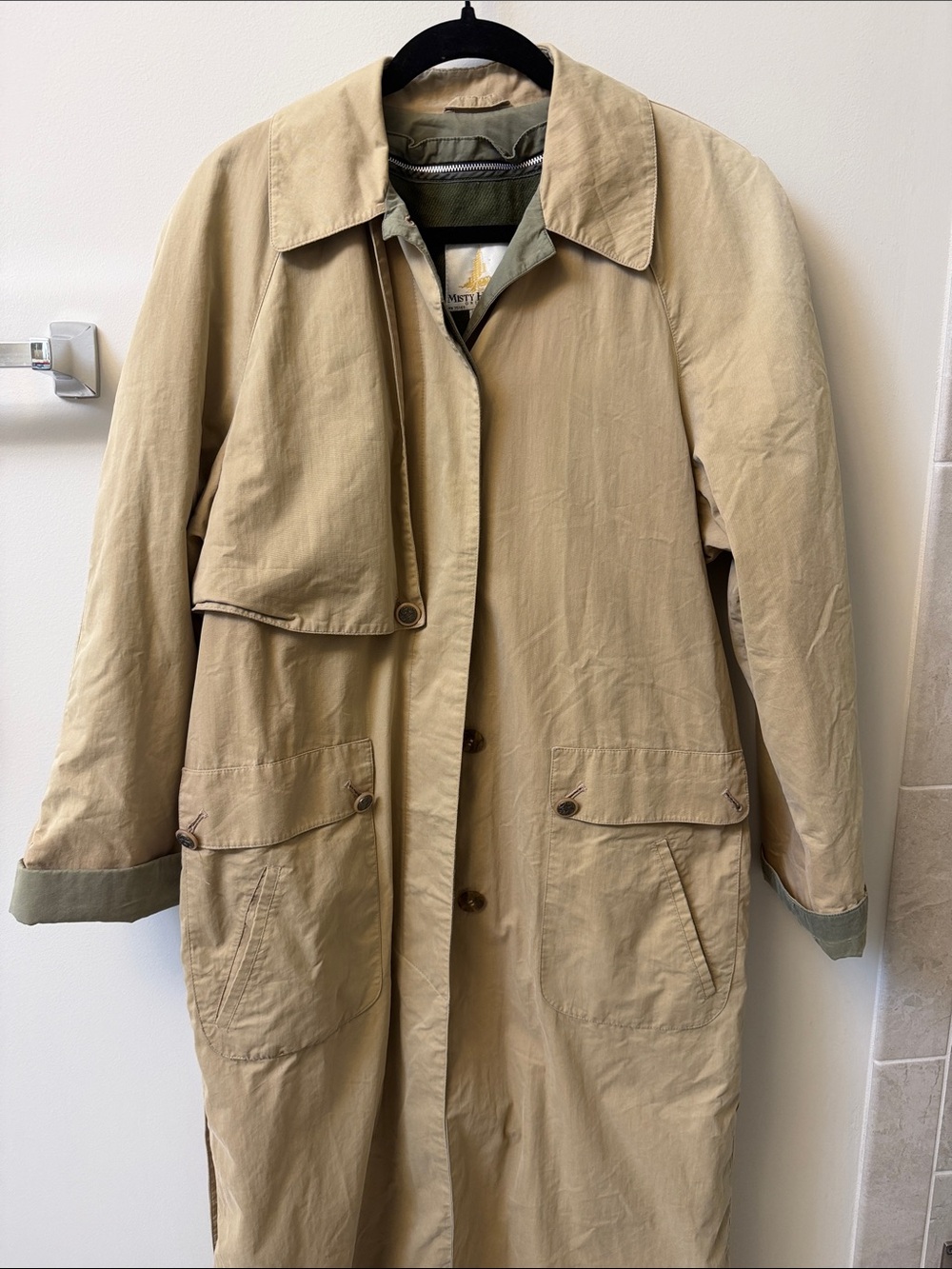 Vintage Misty Harbor Beige Trench